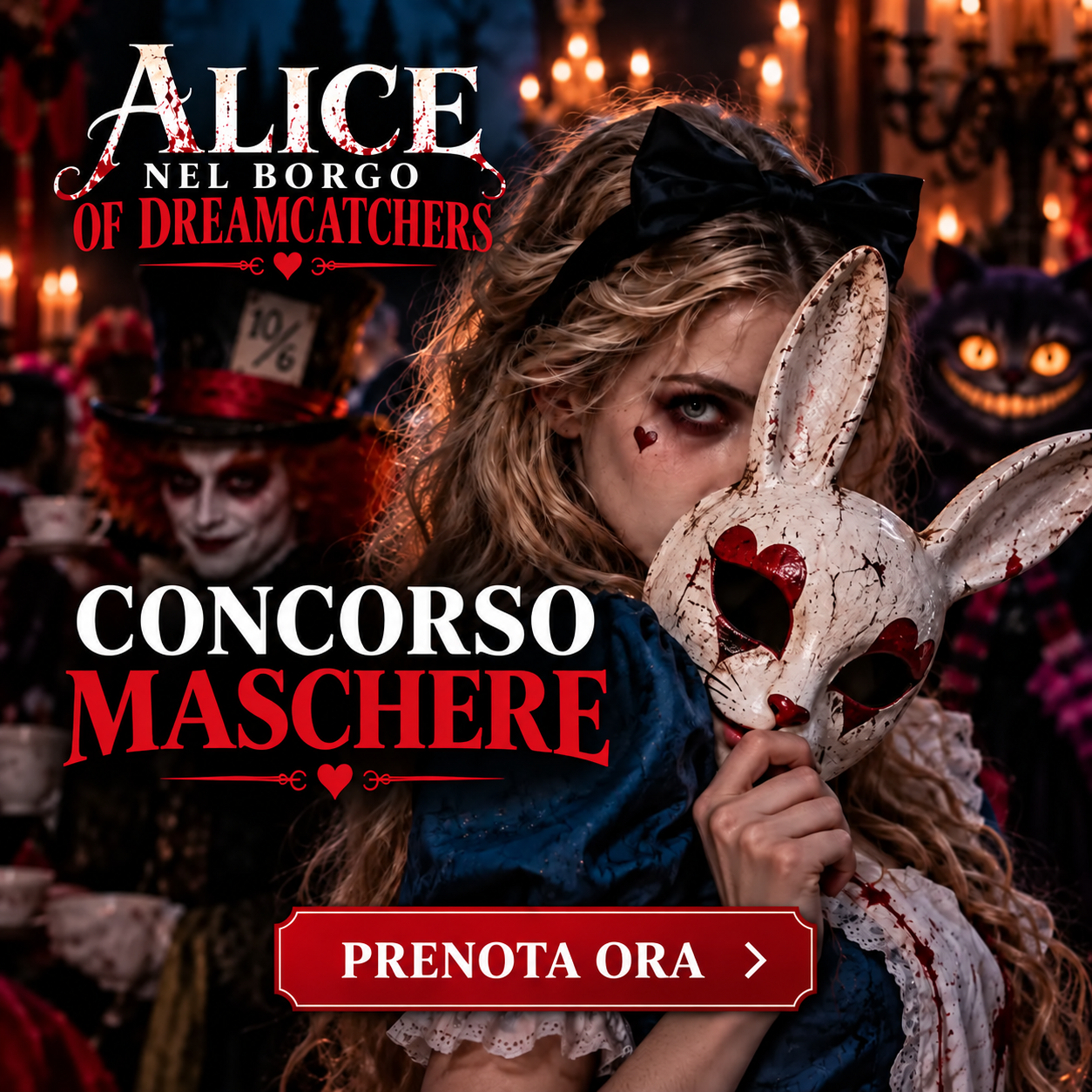 Alice nel Borgo of Dreamcatchers, concorso maschere